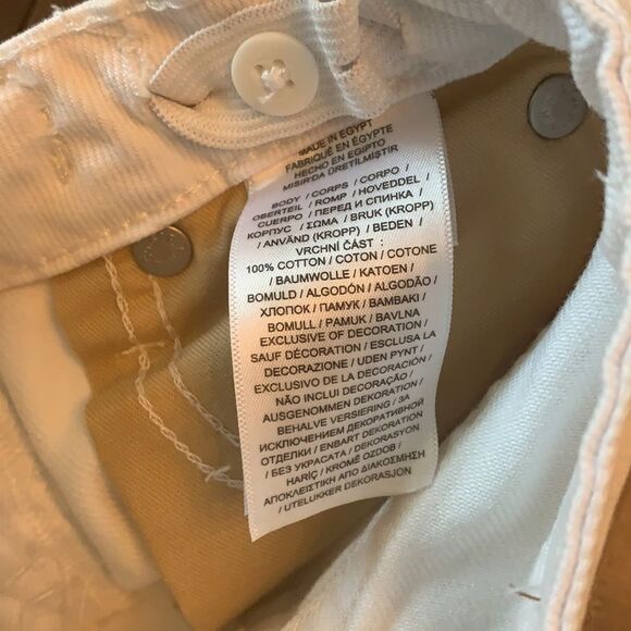Polo Ralph Lauren Plains Wash White Denim Shorts - Picture 6 of 6
